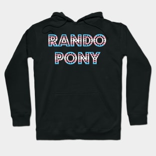 RandoPonyTM Marquee Transgender Gradient Hoodie